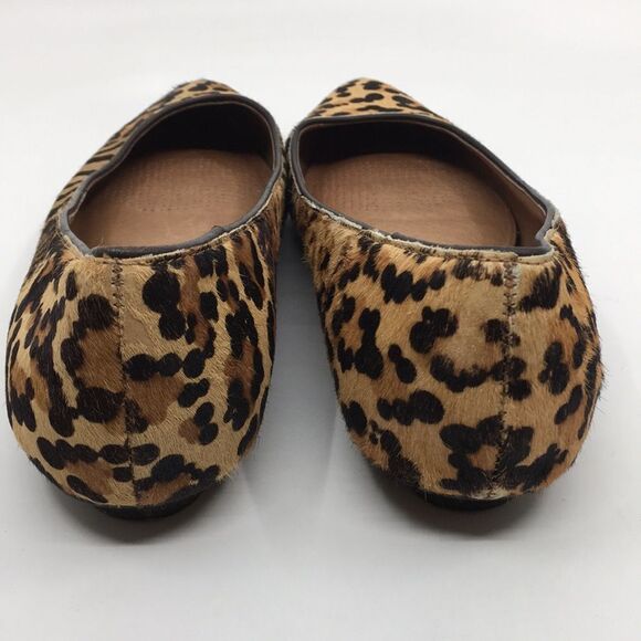 Corso Como Animal Print Pony Hair Hair on Hide Pointy Ballet Flats Size 7M - Picture 8 of 16